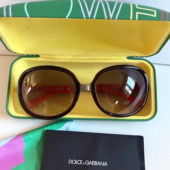 Dolce & Gabbana Sunglasses NWOT, COA, Case & Care Cards Included! - Picture 4 of 16